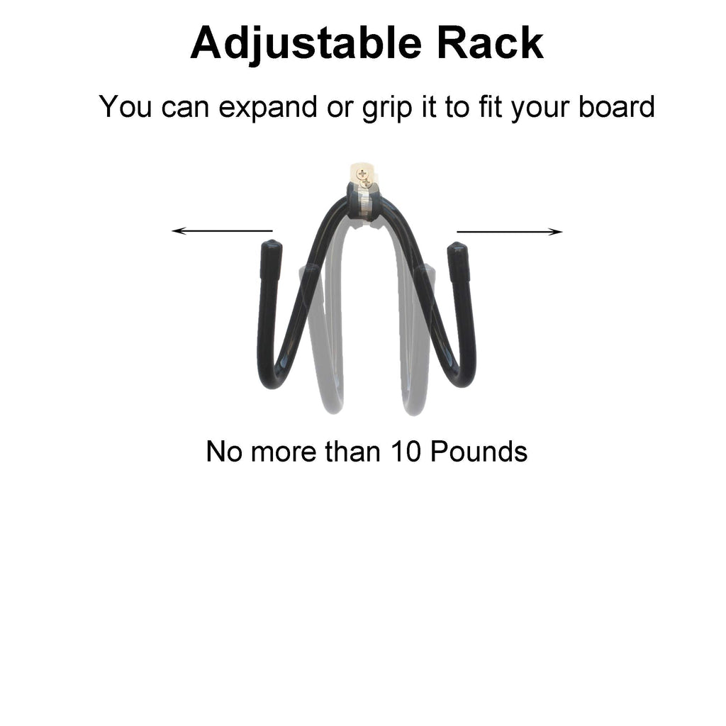 Buy now YYST Skateboard Wall Mount Skateboard Wall Hanger Storage Rack Flexible Hanger - Fit Cruiser Boards, Skateboards, Penny Boards, Longboards,etc- W Style - No Board -2/PK at indiglob india