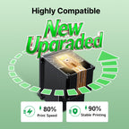 62XL Ink Cartridges Black and Color Replacement for HP Ink 62 HP 62XL