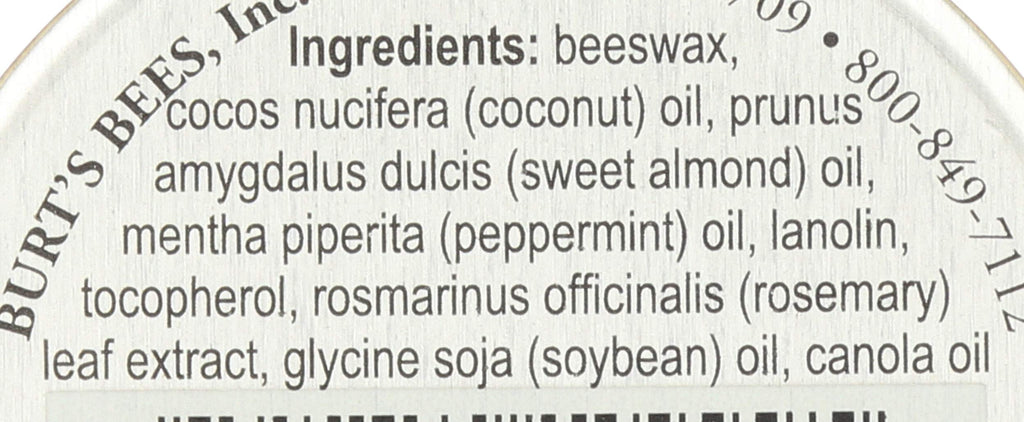 Buy now BURTS BEES Beeswax Lip Balm Tin, 0.3 OZ at indiglob india