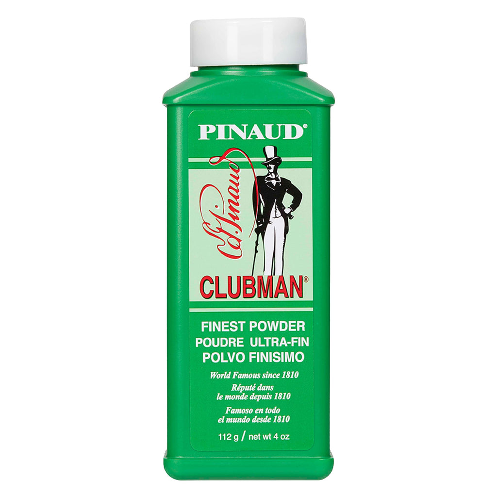 Clubman Pinaud Finest Powder – Classic Body Powder for Men, Moisture Absorbing Aftershave, Barbershop Scent, 9 oz x 3 Packs