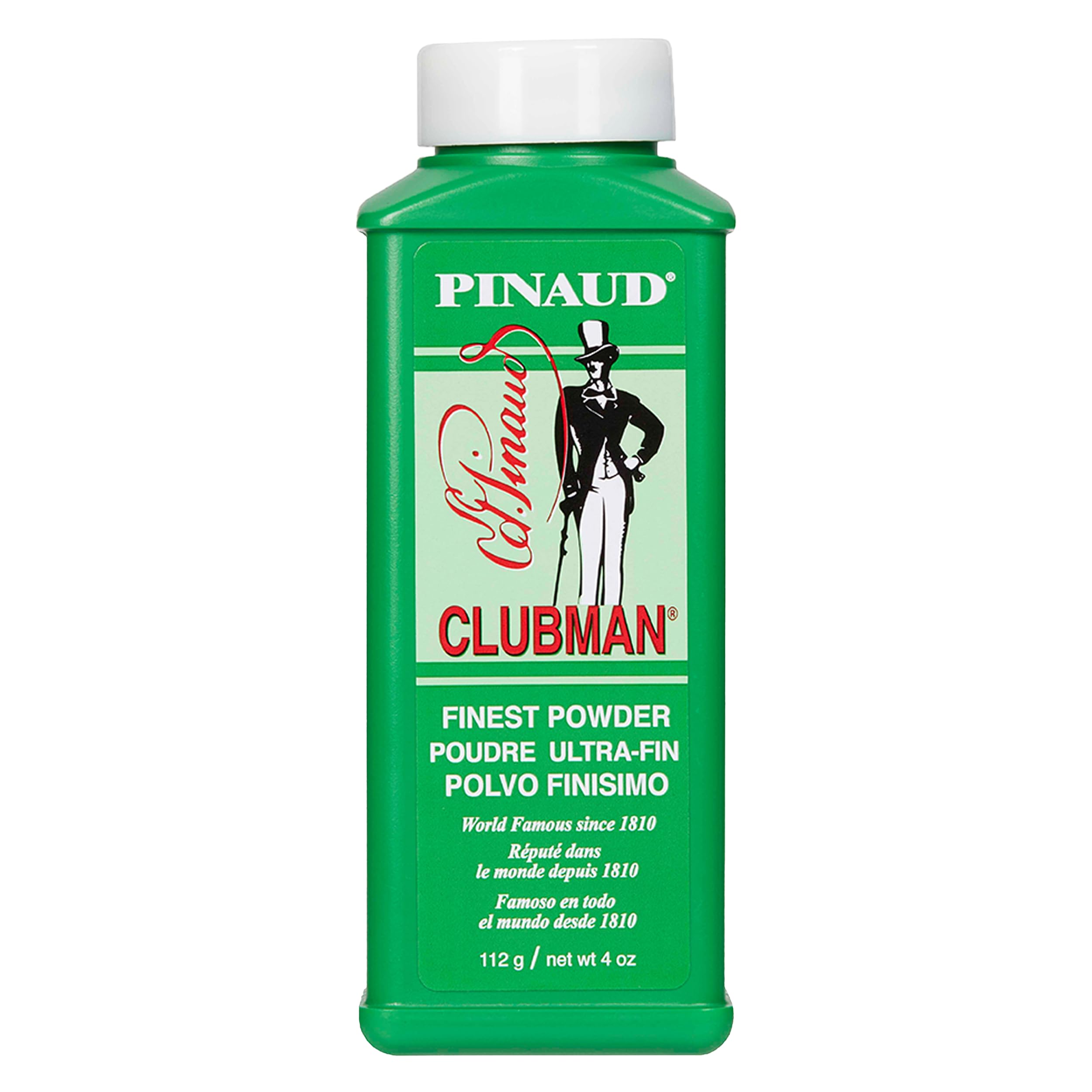 Clubman Pinaud Finest Powder – Classic Body Powder for Men, Moisture Absorbing Aftershave, Barbershop Scent, 9 oz x 3 Packs