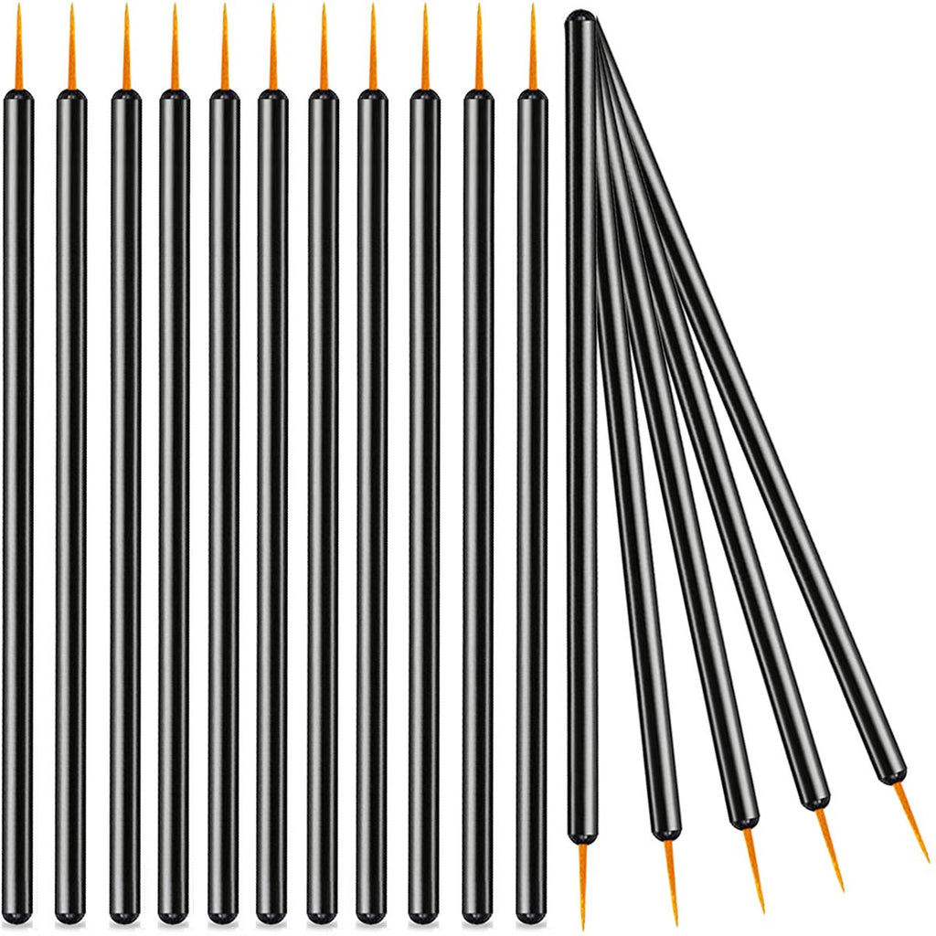 Buy now KINGMAS 100 Pack Eyeliner Brush, Disposable Ultra-fine Point Eyeliner Applicator Cosmetic Eye Wands Eye Liner Makeup Tool at indiglob india