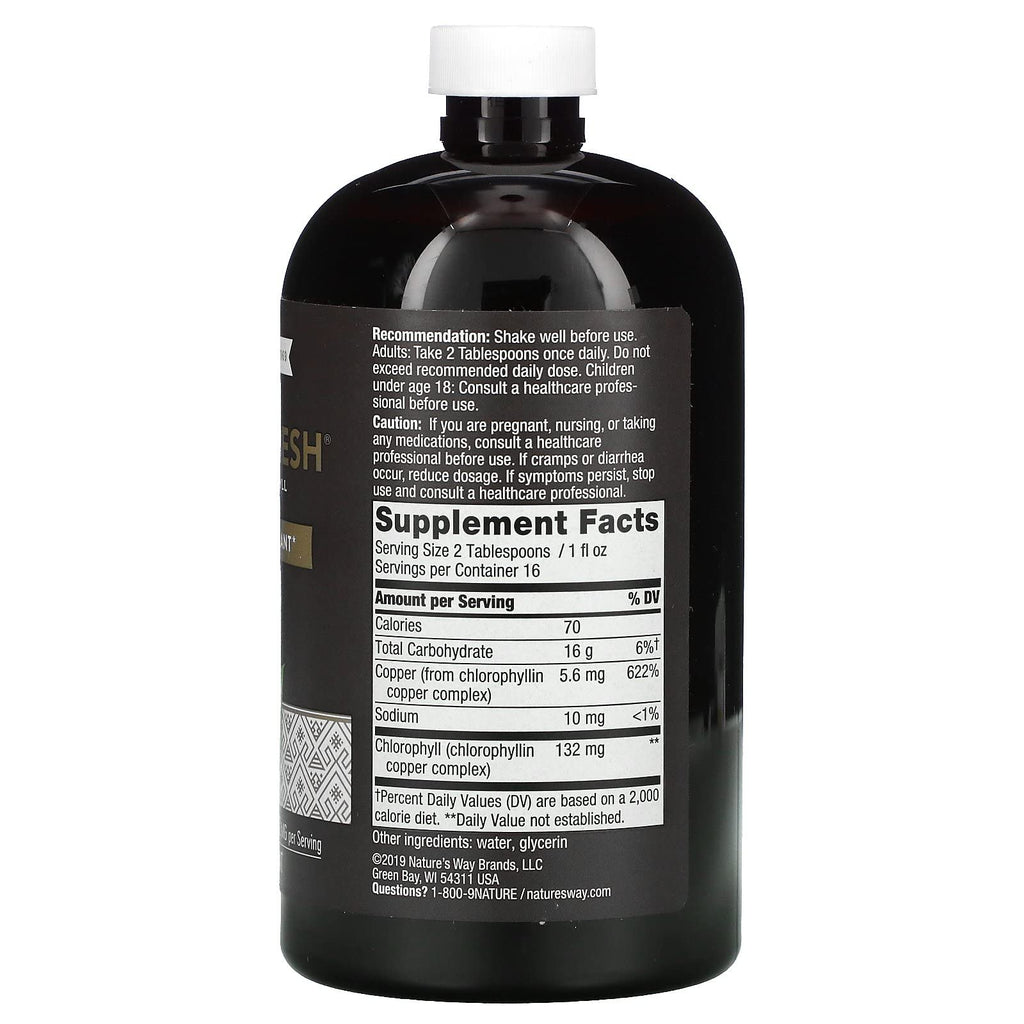 Buy now Nature's Way Chlorofresh Liquid Chlorophyll Internal Deodorant, unflavored 16 oz at indiglob india