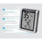 Buy now AcuRite Wireless Digital Indoor Thermometer and Hygrometer Monitor for Inside Temperature and Humidity Measurements (00613) at indiglob india