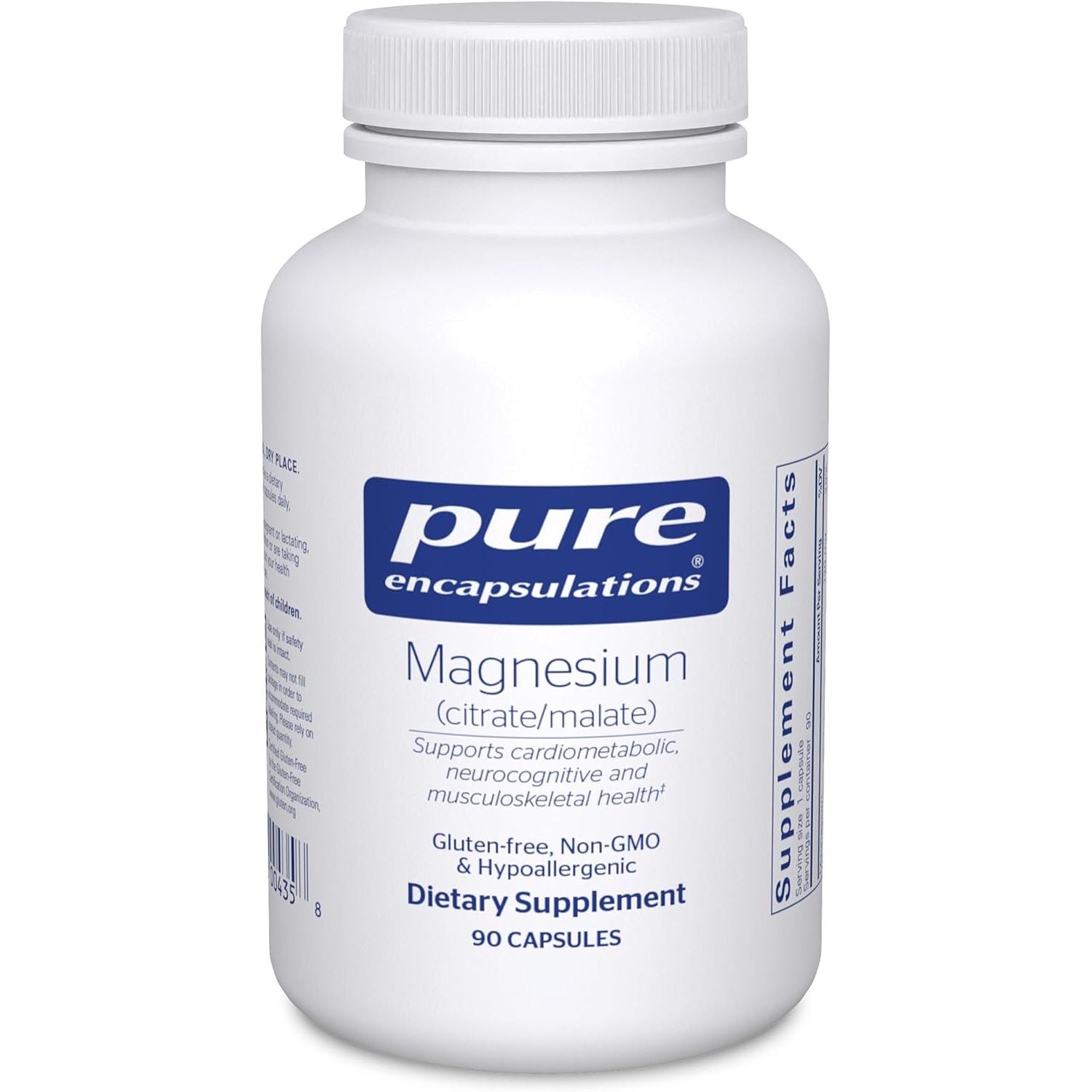 Buy now Pure Encapsulations Magnesium (Citrate/Malate) - Magnesium Supplement to Support Nutrient Utilization, Energy, Bones & Heart Health* - with Magnesium Citrate & Malate - 180 Capsules 90 Count (Pack of 1) at indiglob india