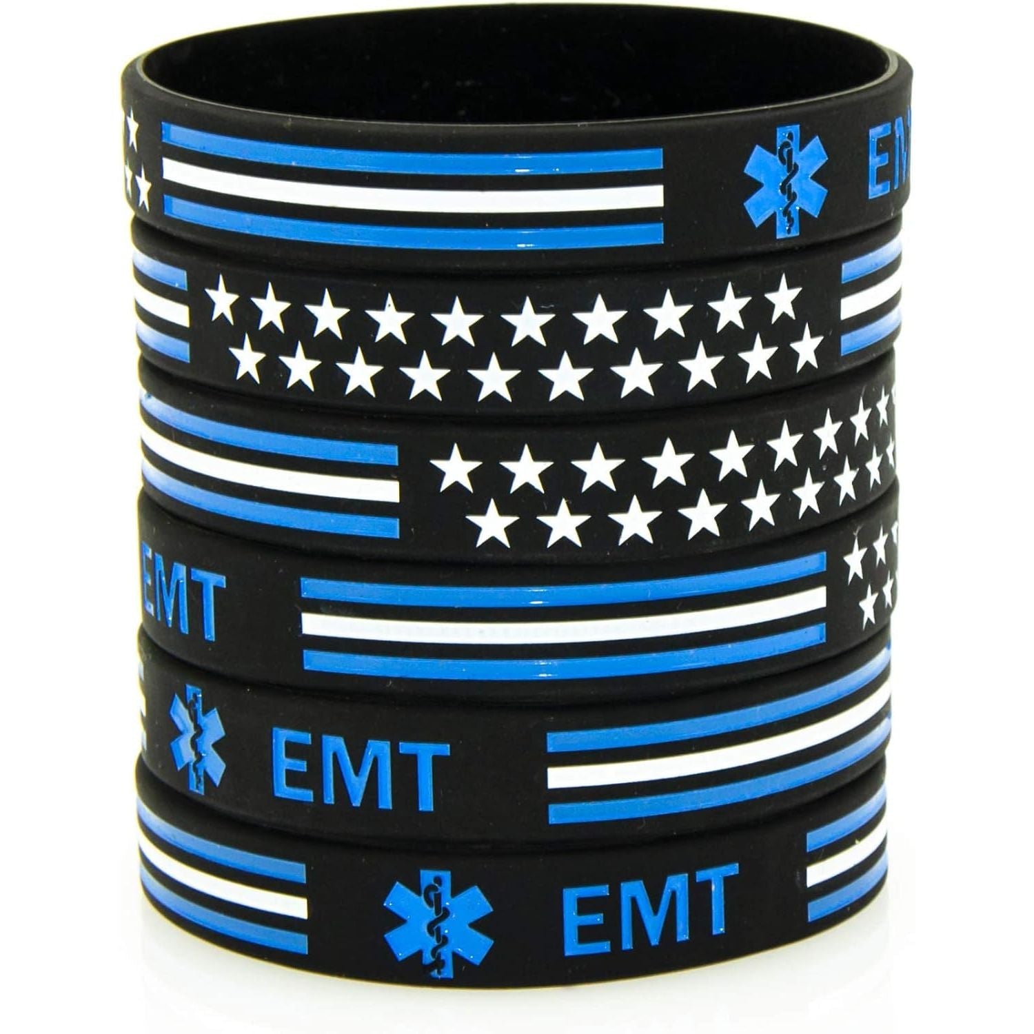 Buy now American Flag Rubber Bracelets Silicone Wristbands for Department,Officers,Veterans,American Patriots, Army fans Sport Fans Wearing and Special Gifts for Independence day,Parties,Events Adult 8“ 6pcs White at indiglob india