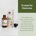 Garden of Life Organics Oil of Oregano Seasonal Drops 1fl oz (30 mL) Liquid, Concentrated Plant Based Immune Support - Alcohol-Free, Organic, Non-GMO, Vegan & Gluten Free Herbal Supplements