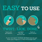 Twist + Lick Brush Free Dental Gel for Cats, 30 Day Supply, Fresh Breath