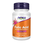 Buy now NOW Foods Folic Acid 800 mcg Tabs (Pack of 2) at indiglob india