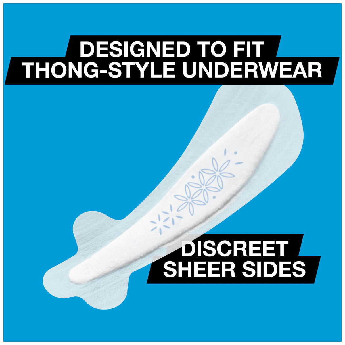 U by Kotex Barely There Thong Pantiliners 50 ea (Pack of 2)