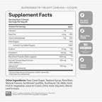 HumanN SuperBeets 3-in-1 Heart Chews + 3X Absorption 150mg CoQ10, 60 Ct | Blood Pressure Support, Nitric Oxide Support & Cellular Energy, Non-GMO Beetroot, Grape Seed Extract, Once Daily, Made in USA