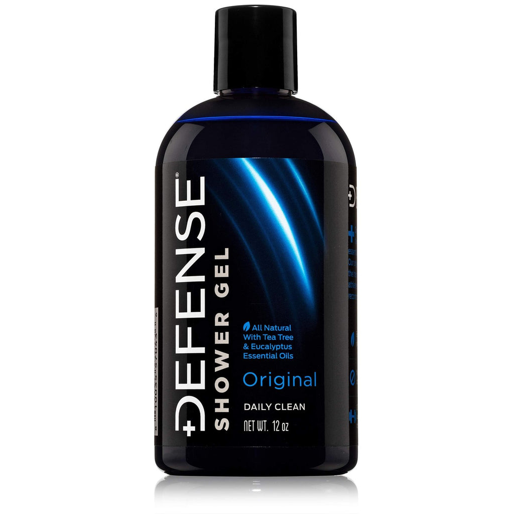 Defense Soap Tea Tree Body Wash All Natural Organic Shower Soap | Odor Control & Skin Fungal Protection for Athletes, Sports, Post Workout & Recovery - 32 oz