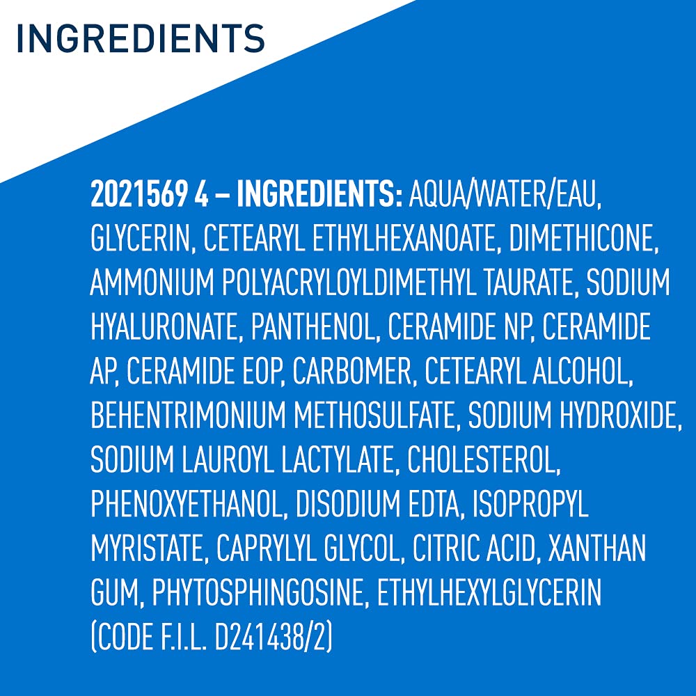 CeraVe Hyaluronic Acid Serum for Face, Hydrating Serum for Dry Skin, 1oz | Skin Care, Hydrates Dry Skin with Vitamin B5 and Ceramides In A Fragrance Free Formula To Layer Under Facial Moisturizer