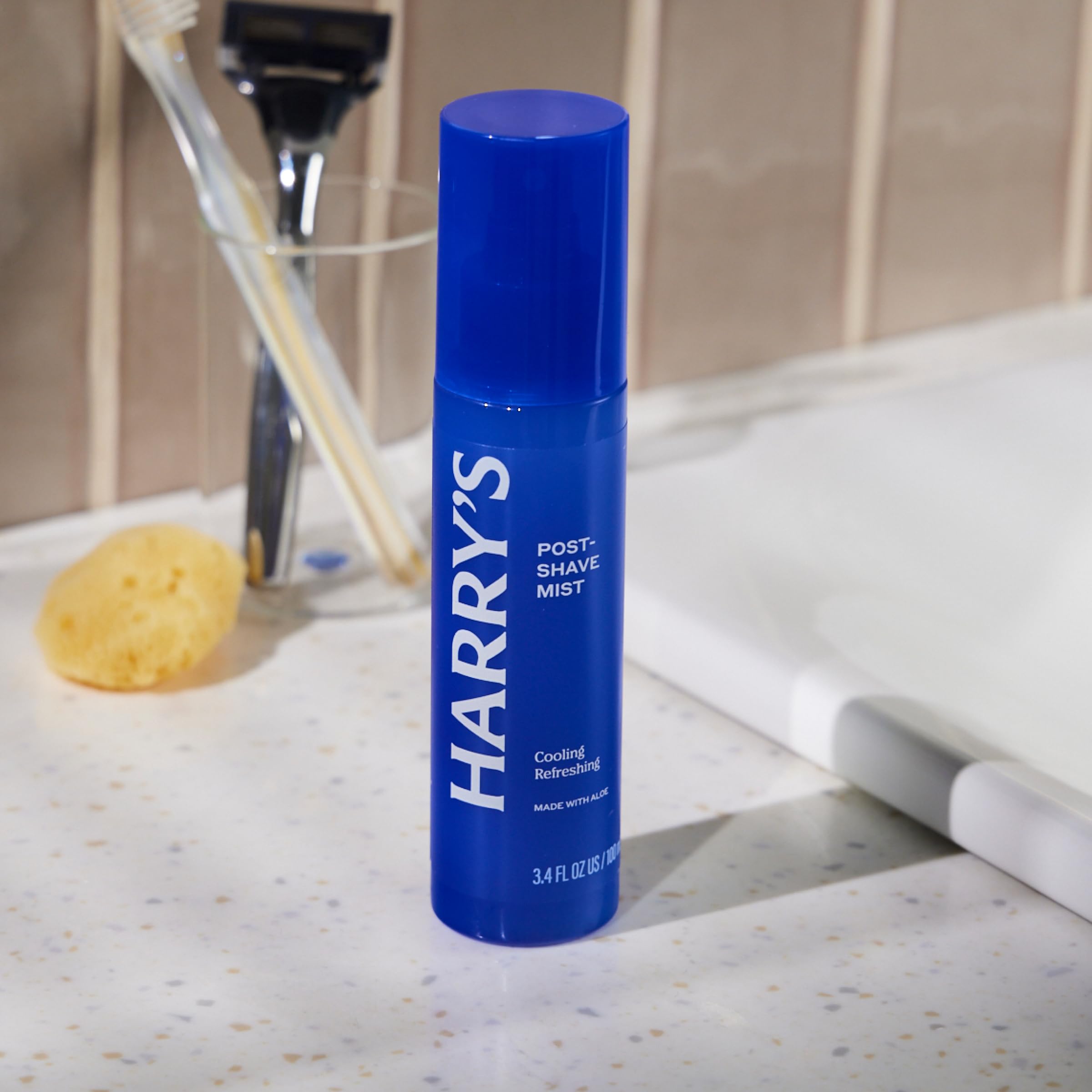 Harry's Post-Shave Mist for Men - 3.4 fl oz (2 Pack) | With Aloe, Eucalyptus, and Tea Tree - Soothes and Hydrates Skin After Shaving - TSA Approved Travel Essentials