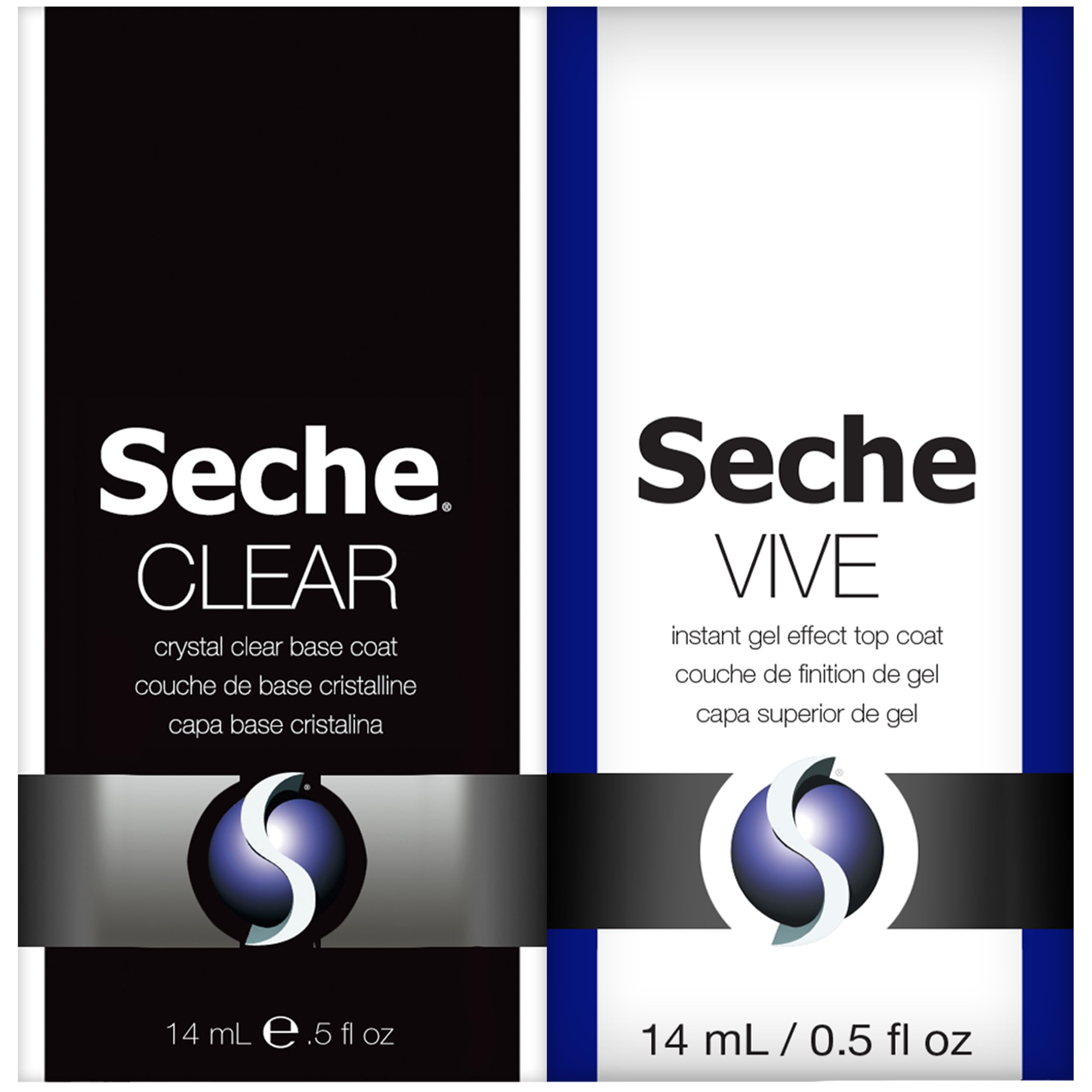 Seche Clear Vite, Base Coat and Top Coat for Nail Polish