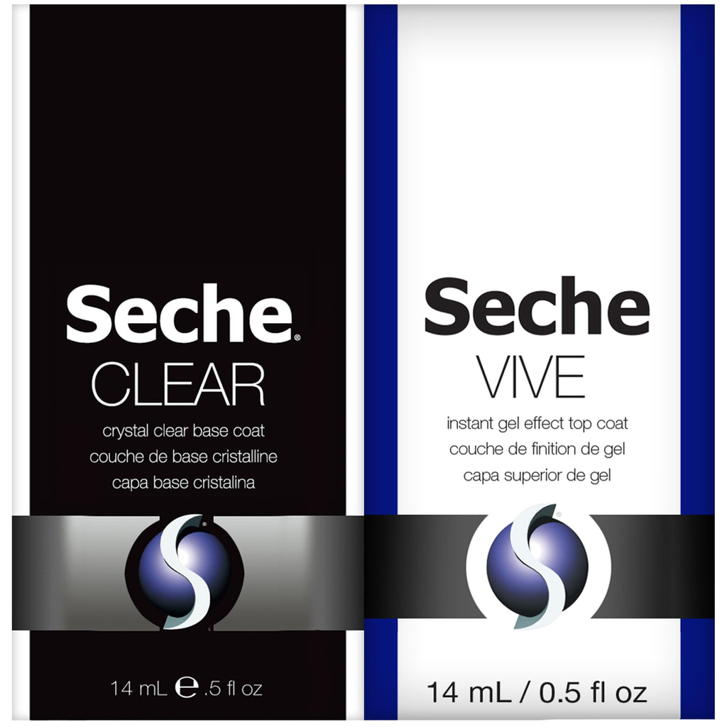 Seche Clear Vite, Base Coat and Top Coat for Nail Polish