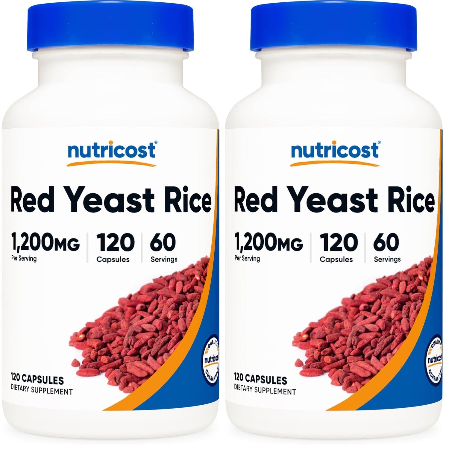 Nutricost Red Yeast Rice 1200mg, 120 Capsules, 60 Servings, Gluten Free | Veggie Caps, GMO-Free