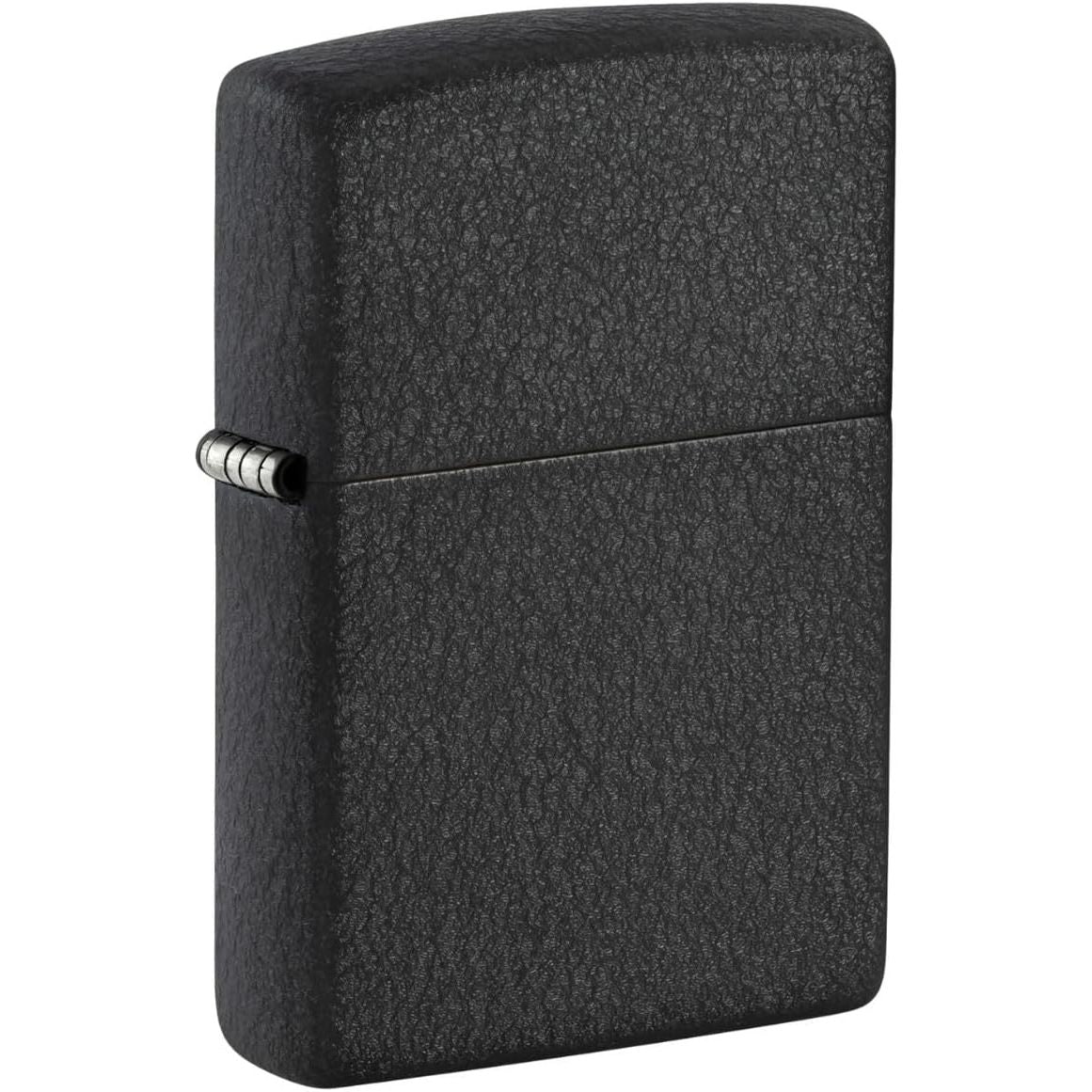 Buy now Zippo 218 Classic Black Matte Pocket Lighter Black Crackle No Logo at indiglob india