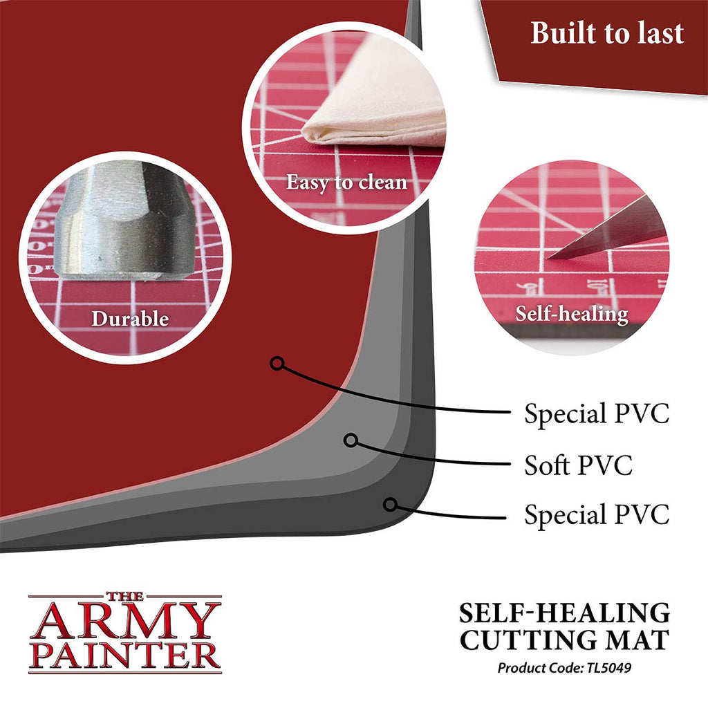 The Army Painter, Self-Healing Cutting Mat, Double Sided PVC Non-Slip, A4