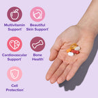 Buy now GNC Womenâ€™s 40+ Vitapak, 5-in-1 Multivitamin Pack, Healthy Hormones, Brain Health, Metabolism, Bone Strength, Edible Dietary Supplement, 30 Servings at indiglob india