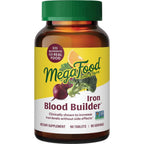 MegaFood Blood Builder Iron Supplement, Energy Support, Vegan, 90 Tablets | Increase Iron Levels Without Side Effects, Improves Energy Levels, B12, Folic Acid and Vitamin C for Absorption, 90 Servings