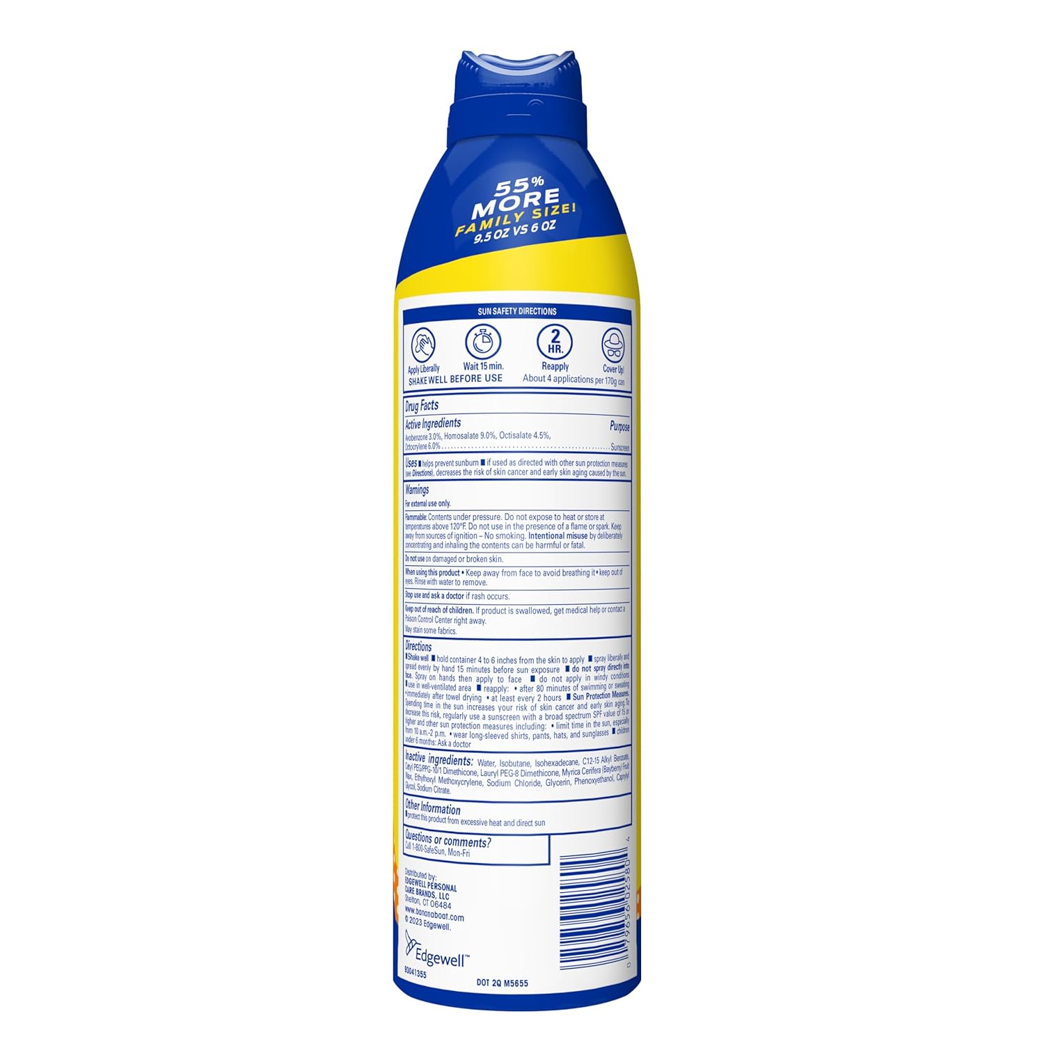 Buy now Banana Boat Kids Sport Sunscreen Spray SPF 50, 9.5oz, Childrens Sunscreen, Spray On Sunscreen SPF 50, Family Size Sunscreen, 9.5oz at indiglob india