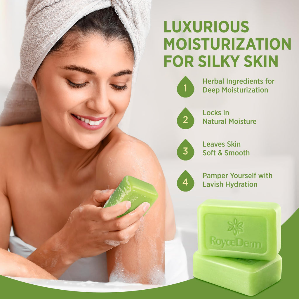 Roycederm Antifungal Bar Soap - Tea tree Oil Soap - Athlete’s Foot Treatment for Jock Itch & Ringworm - Medicated Antifungal Soap with Clotrimazole 1% - Tea Tree Oil Scent, 1 Pack