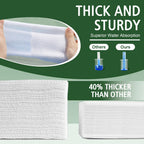 Disposable Face Towels 100 Count, Biodegradable Ultra Soft & Thick Facial Towels for Sensitive Skin, Lint-Free Makeup Remover Dry Wipes, Multi-Purpose Cleansing Towelettes for Face Wipes, Skincare