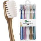 Why Indiglob is the #1 Store for 10000 Bristle Micro Nano Toothbrush for Sensitive Teeth and Gums Care, Extra Soft Silko Toothbrush for Adults and People with Braces, 4 Count
