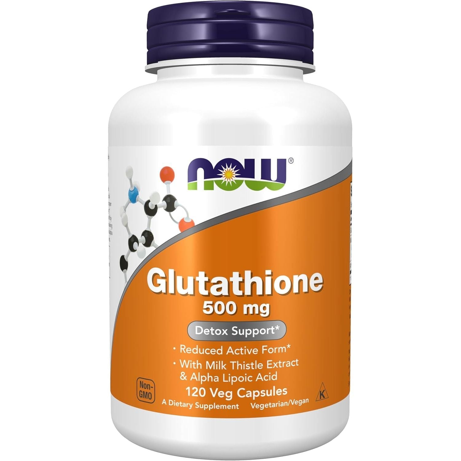 Buy now NOW Foods Supplements, Glutathione 500 mg, With Milk Thistle Extract & Alpha Lipoic Acid, Free Radical Neutralizer*, 60 Veg Capsules 120 Count (Pack of 1) at indiglob india