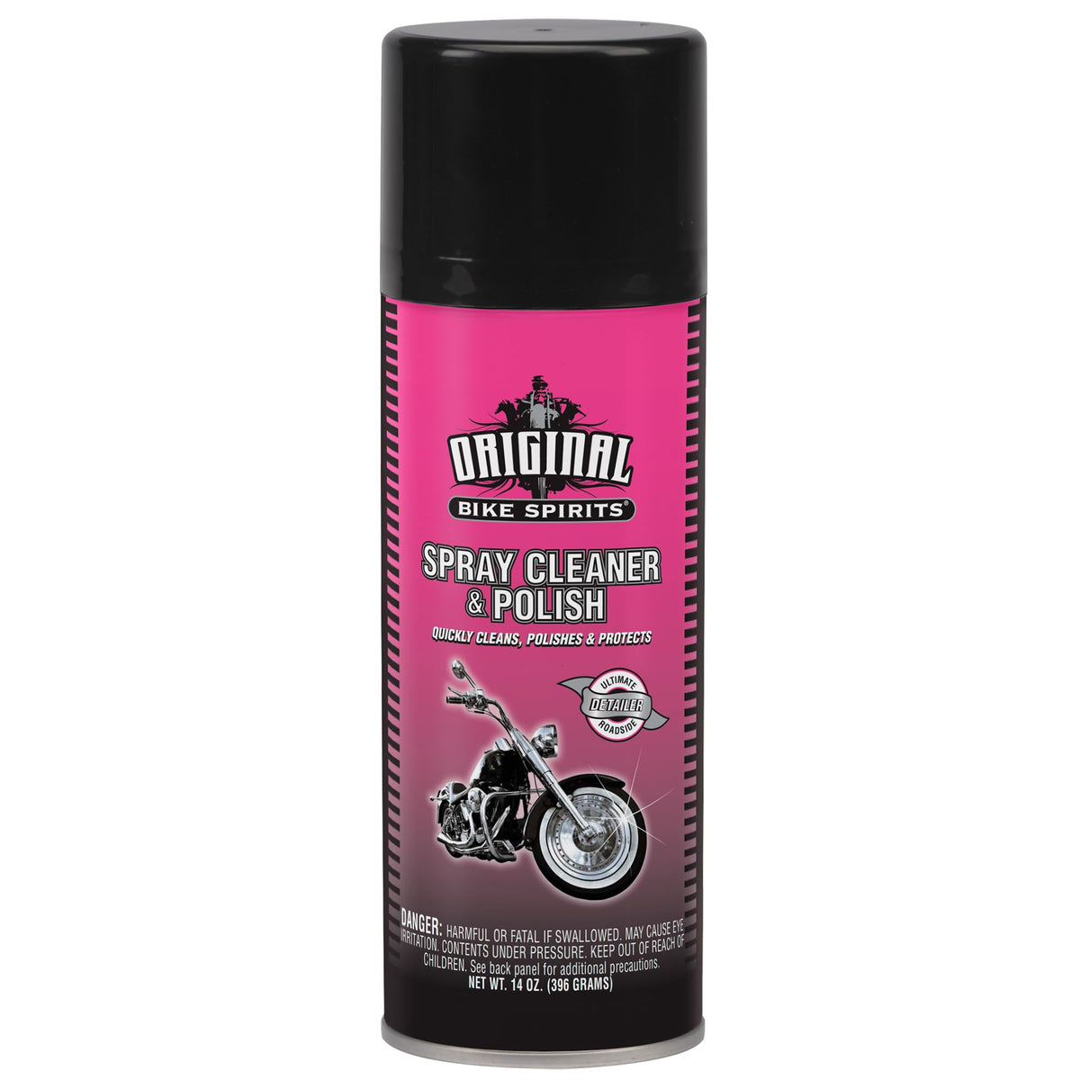 Bike Spirits Spray Cleaner & Polish 14 oz (2 Pack) + Microfiber Rag