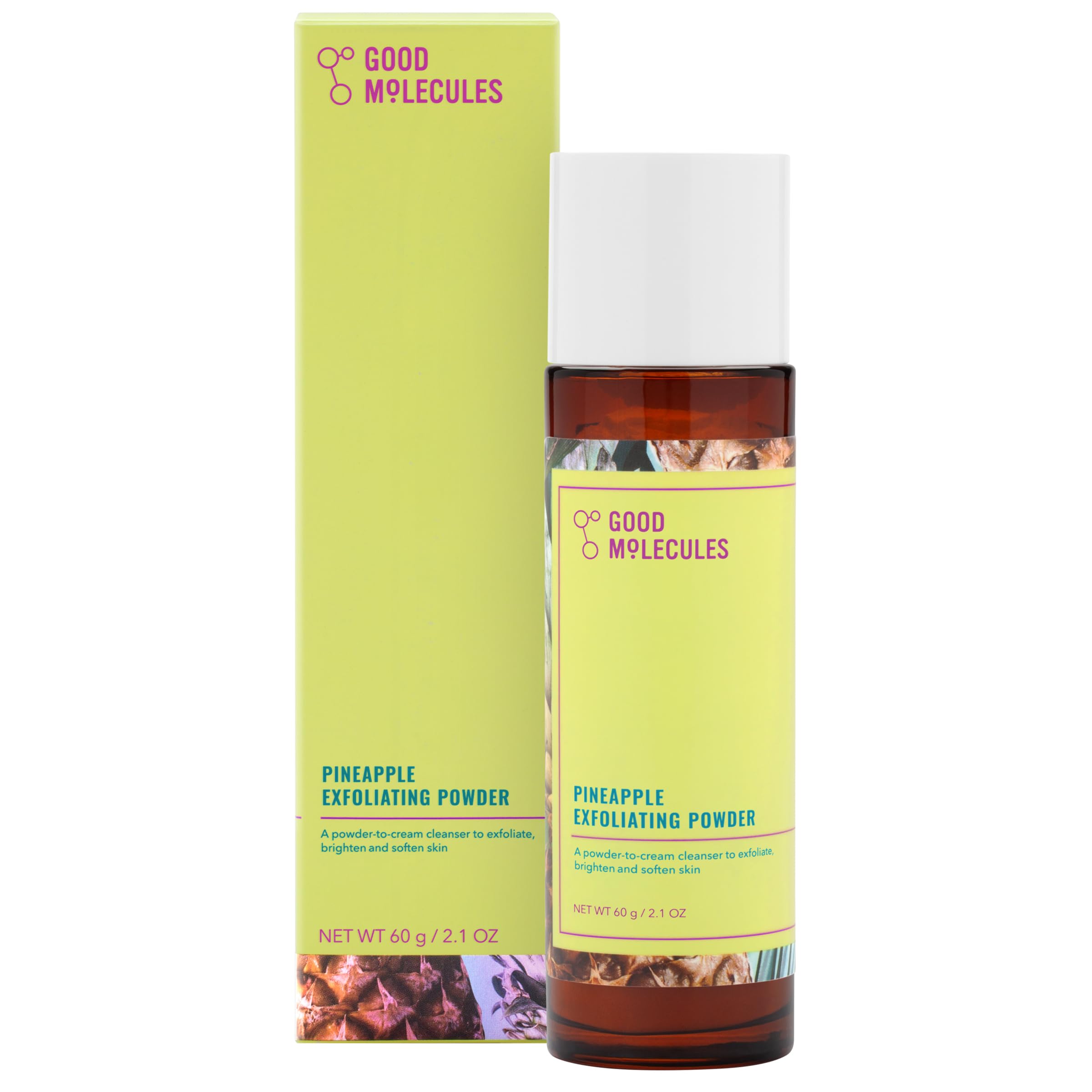 Buy now Good Molecules Pineapple Exfoliating Powder - Exfoliating Face Scrub with Natural Enzymes, Gentle Alcohol-Free Facial Cleanser, Skin Care for Face at indiglob india