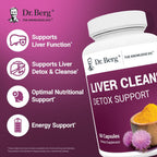 Buy now Dr. Berg Liver Cleanse Detox Capsules w/Unique Blend of Milk Thistle, Ox Bile & Folate - Liver Supplement Includes Turmeric, Black Pepper & Choline - 60 Capsules at indiglob india