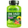 NATURELO One Daily Multivitamin for Women 50+ w/Vitamin B12, 60 Count | Energy Support, Whole Food Daily Women Multivitamin Supplement, Nourish Hair/Skin/Nail, Non-GMO, No Soy, Gluten Free