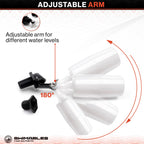 Swimables 3/8" and 1/2" Pool Auto Fill Float Valve Replacement | Includes Adapter From 3/8 Inch to 1/2 Inch | Compatible with Most Water Float Valve For Water Tank and Pool Water Leveler Auto Fill