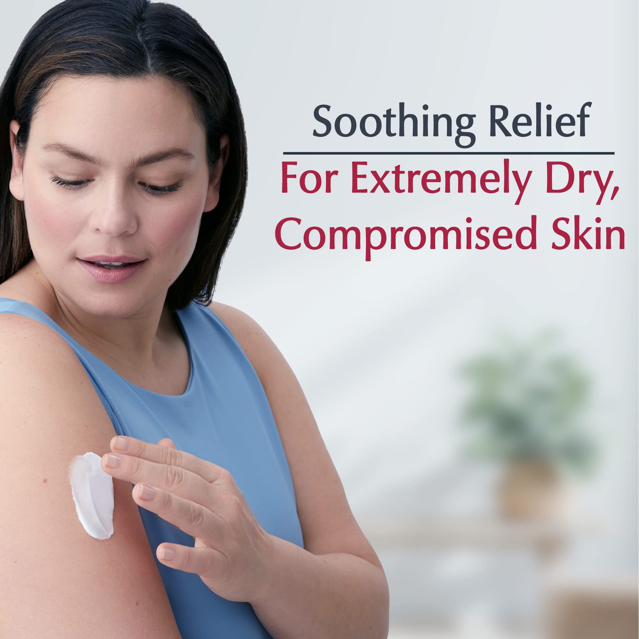 Eucerin Original Healing Cream, Emollient Enriched, 2 x 16 OZ | Unscented Body Cream for Extra Dry and Compromised Skin, Emollient Enriched Body Moisturizer, Long-Lasting Hydration