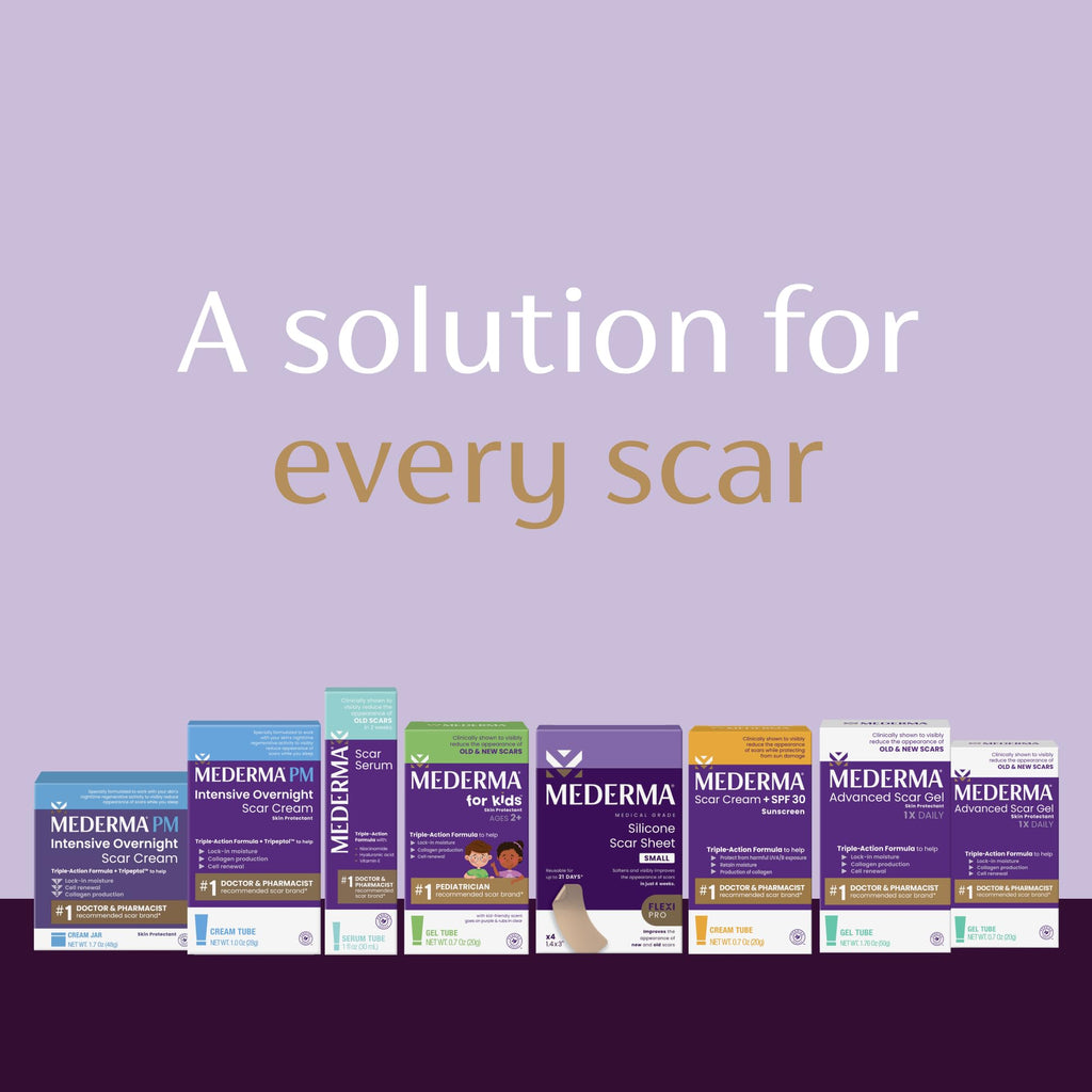 Mederma Scar Serum – Triple-Action Formula with Vitamin E, Hyaluronic Acid & Niacinamide – Clinically Shown to Reduce Old Scars, 1 Fl. Oz.