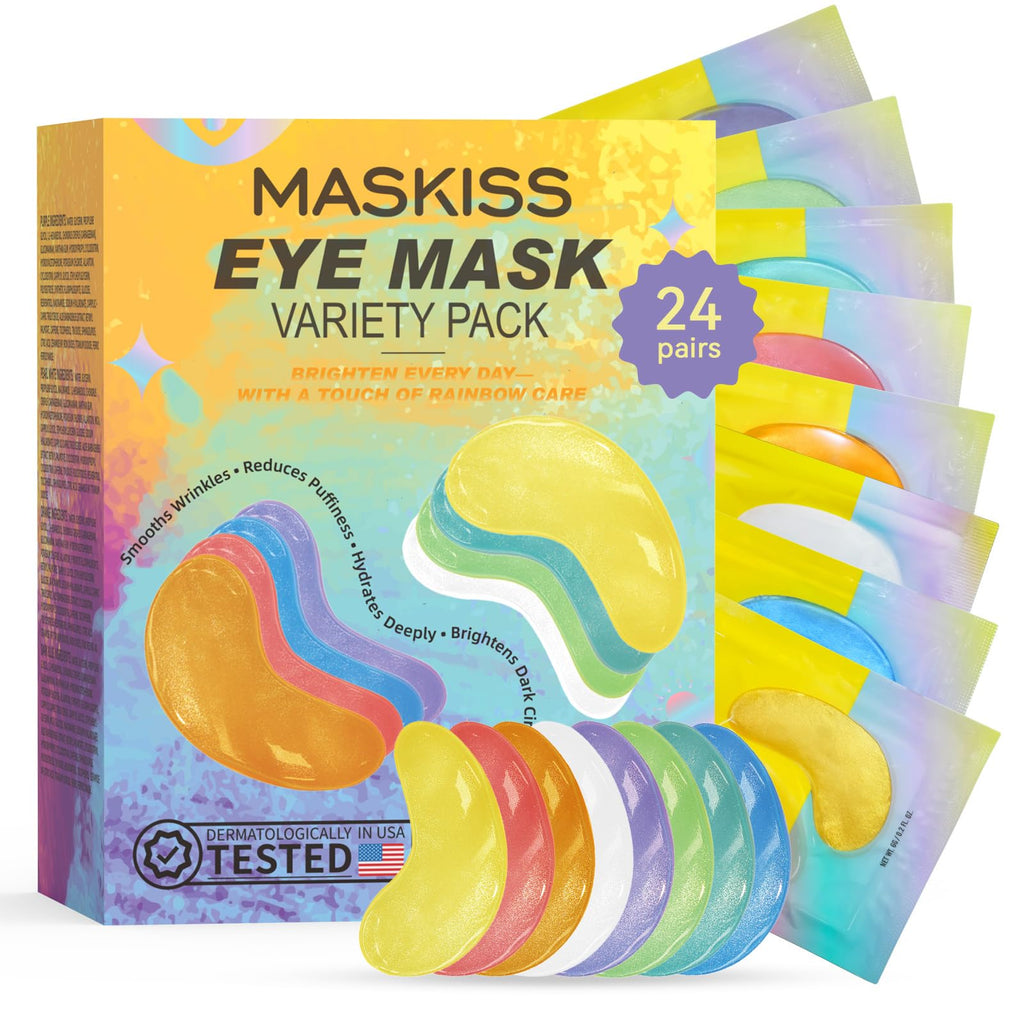 Buy now 24k Gold Under Eye Patches (30 Pairs), Eye Mask, Collagen Skin Care Products, Eye Patches for Puffy Eyes, Eye Masks for Dark Circles and Puffiness. at indiglob india