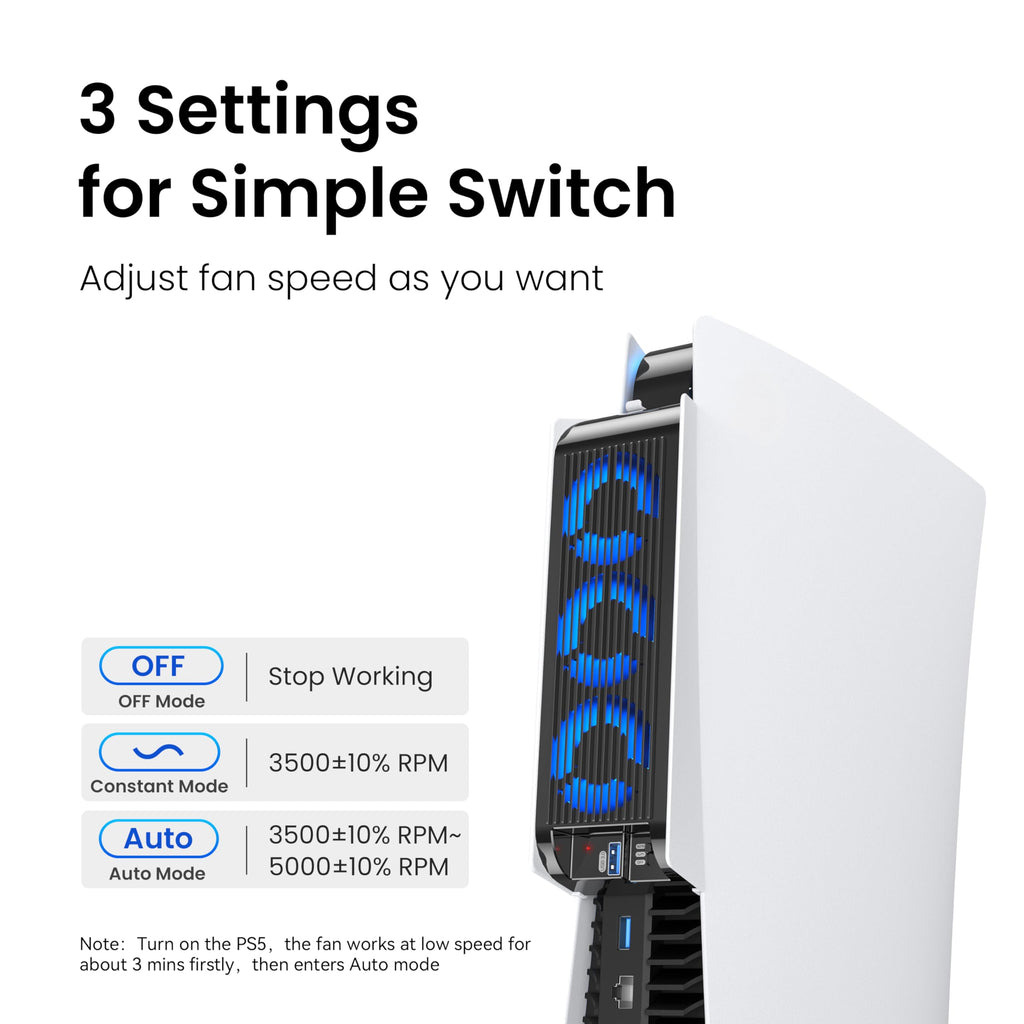Buy now KIWIHOME Cooling Fan for PS5 Accessories, Upgraded Quiet Cooler Fan with Auto Speed, Controller USB3.0 Port & LED for PS5 2020 Only, Not for PlayStation 5 Slim/Pro, White at indiglob india