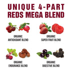 Peak Performance Organic Reds Superfood Powder, Best Tasting Red Juice