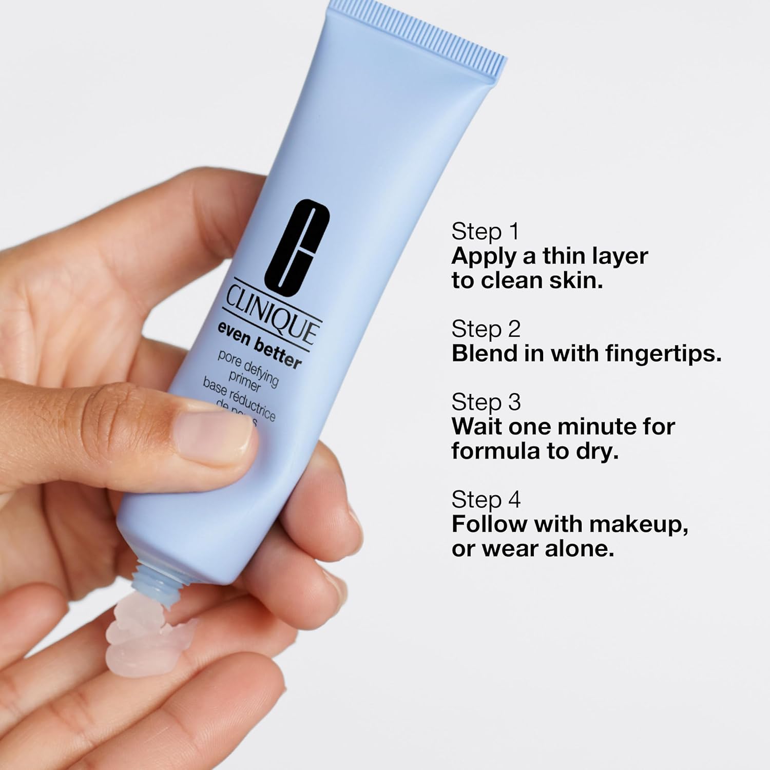 Buy now Clinique Even Better Pore Defying Face Primer With Hyaluronic Acid + Niacinamide For All Skin Types | Blurs Pores + Reduces Shine at indiglob india