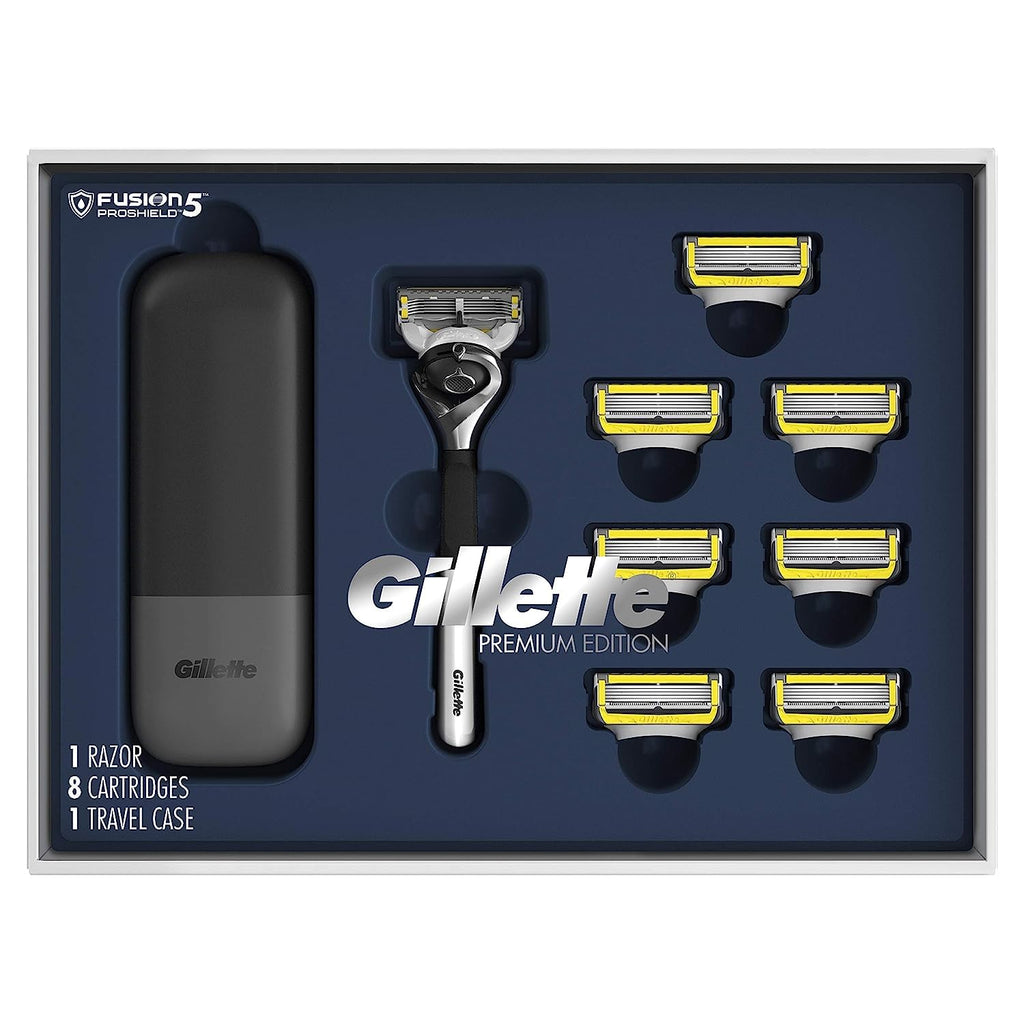 Buy now Gillette ProGlide Shield Razor for Men, Handle + 2 Blade Refills at indiglob india