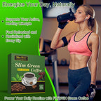 Green Coffee Bean Extract Powder, Slim Green Coffee, 18 Sachets