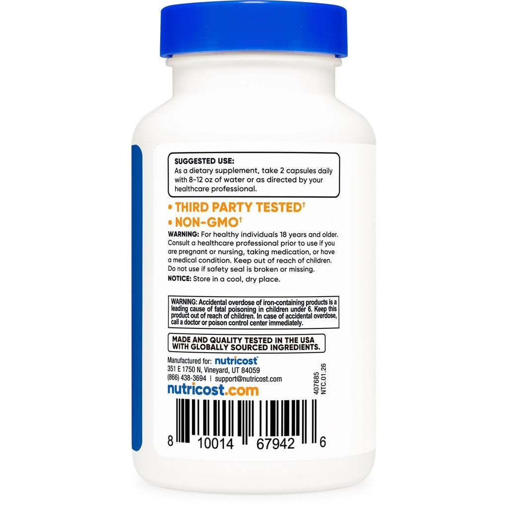Nutricost Multivitamin with Probiotics 120 Vegetarian Capsules | Packed With Vitamins & Minerals