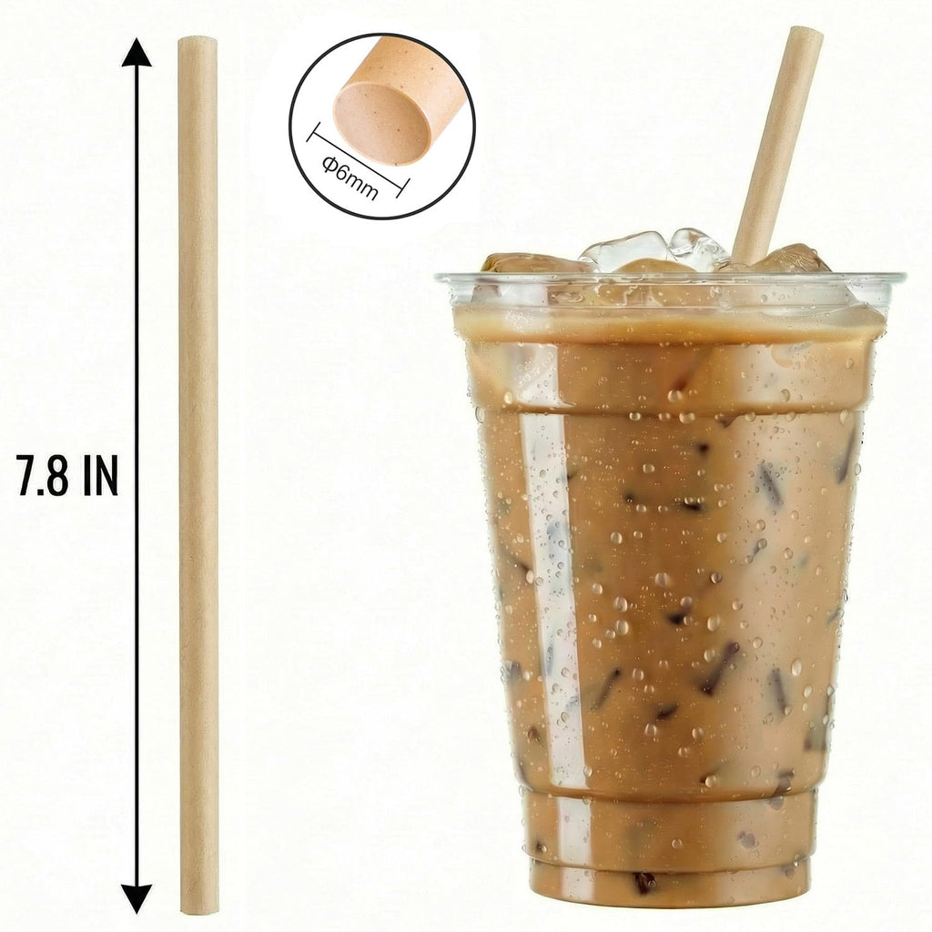 KTOB 200 Count Compostable Sugarcane Straws