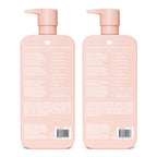 MONDAY HAIRCARE Moisture Shampoo + Conditioner Bathroom Set (2 Count) 27 oz Each for Dry, Coarse, Stressed, Frizzy Hair, Made with Coconut Oil, Rice Protein, Shea Butter and Vitamin E