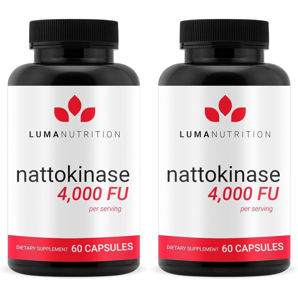 Luma Nutrition Nattokinase Supplement 4000 FU Per Serving - 60 Capsules