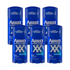 Arrid XX Antiperspirant/Deodorant Solid, Unscented, 2.6-Ounce Sticks (Pack of 6)