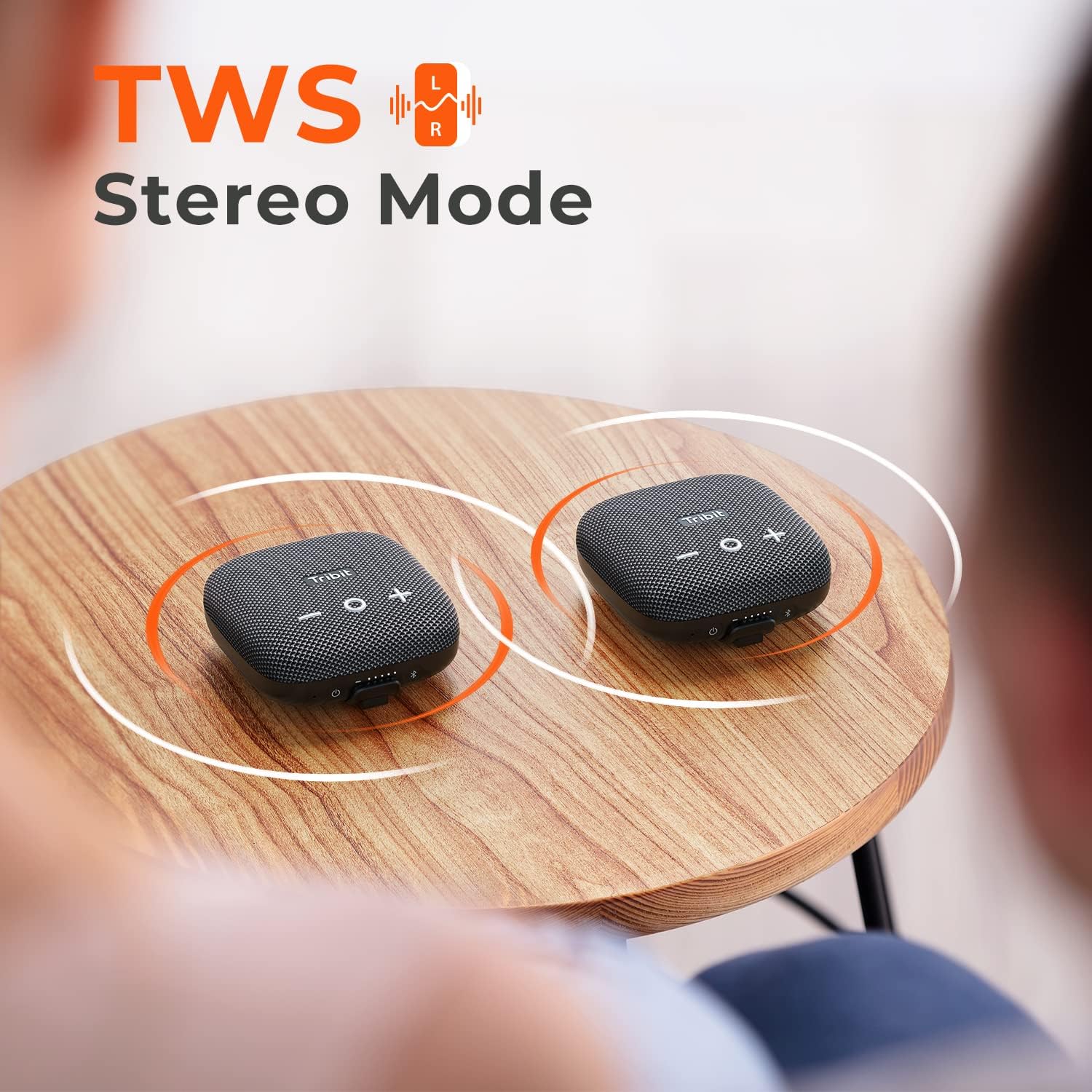 Buy now Tribit StormBox Micro 2 Wireless Portable Speaker: 10W Loud Deep Bass Sound, IP67 Waterproof Bike Speaker with Bluetooth 5.3, 12H Playtime, TWS Pairing for Camping Travel Hiking at indiglob india