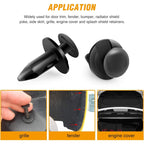 Buy now GOOACC Universal Plastic Fender Clips,200 Pcs Push Bumper Fastener Rivet Clips with 6 Size Auto Body Retainer Clips Bumpers,Car Fender Replacement for GM, Ford & Ch at indiglob india